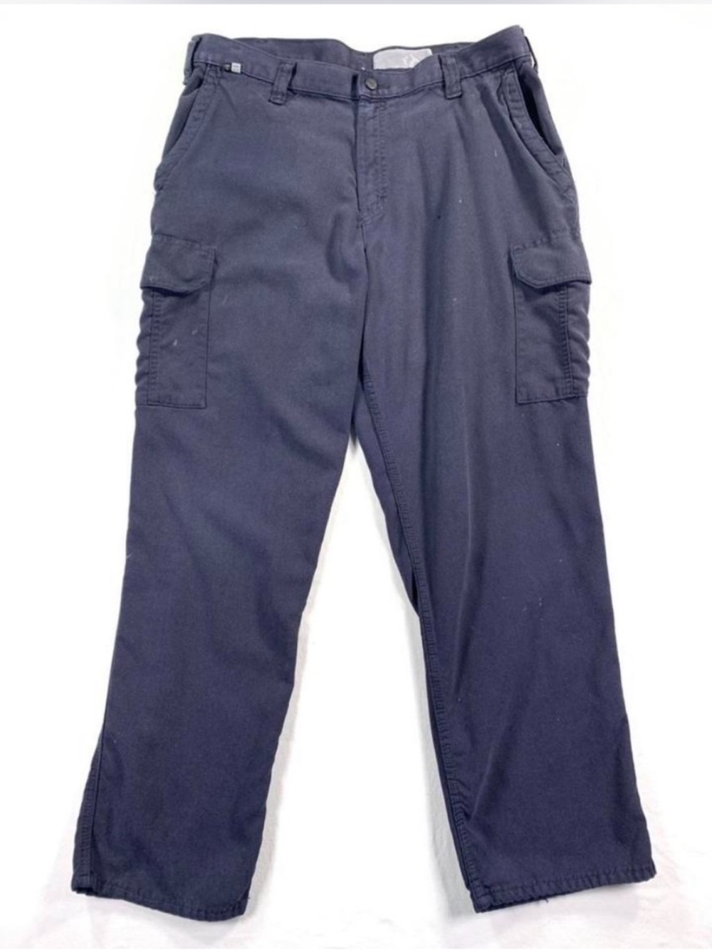 Carhartt FR Men's Navy Cargo Baggy Pants Thrashed Streetwear Grunge 36x30